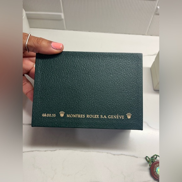Rolex Green Leather Accessories Set - Picture 7 of 9